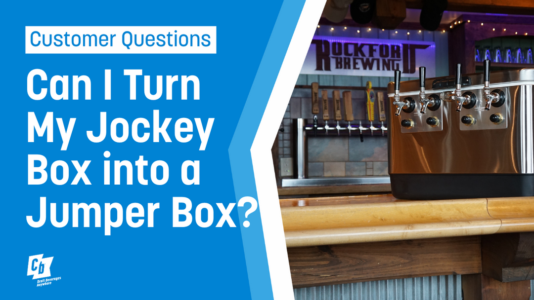 Can a jockey box be a jumper box in my mobile bar?