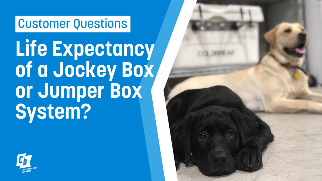 What is the life expectancy of a jockey box or jumper box system?