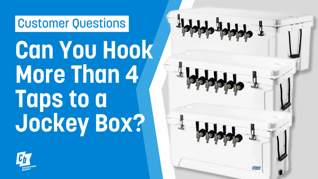 Can you hook more than 4 taps to a jockey box dispensing kit?