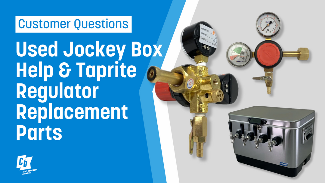 Used jockey box help and Taprite regulator replacement parts