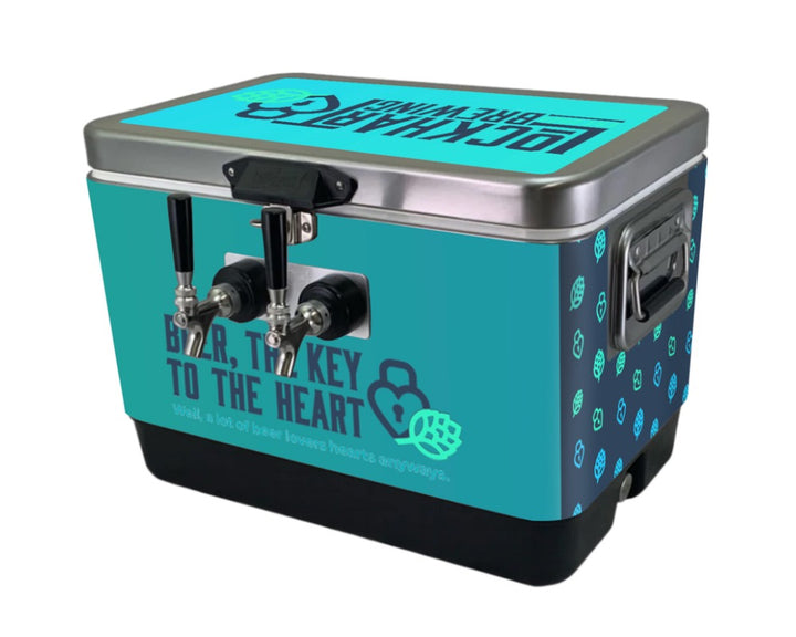 2-Tap Jockey Box, Vinyl Wrapped