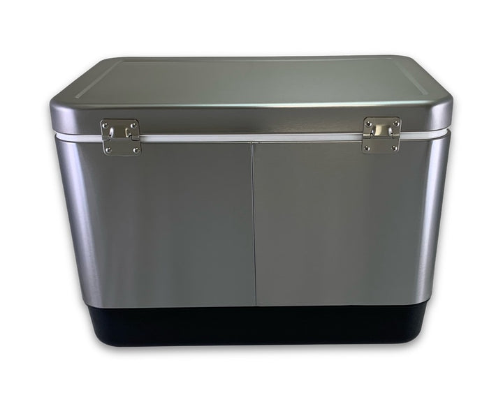 Cooler,54 Quart, Stainless Steel