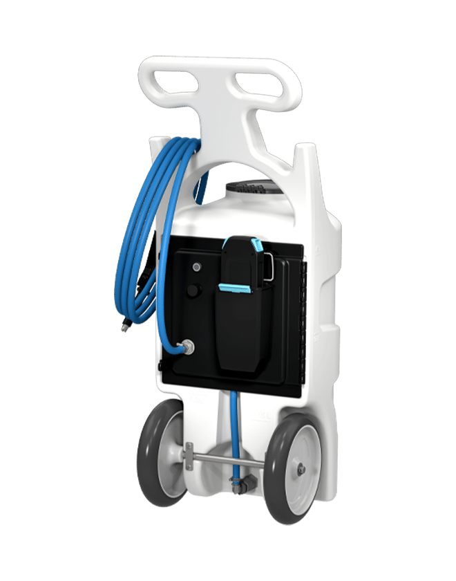 10 gallon Foam Unit, Lithium-ion Battery Powered, back