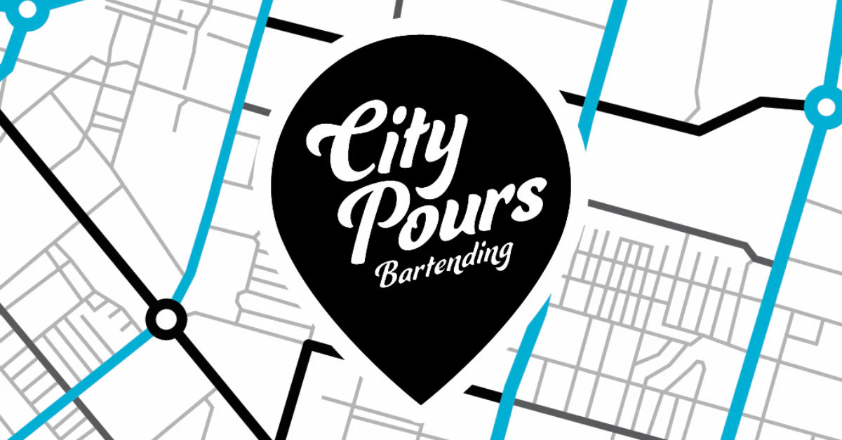 city pours bartending logo