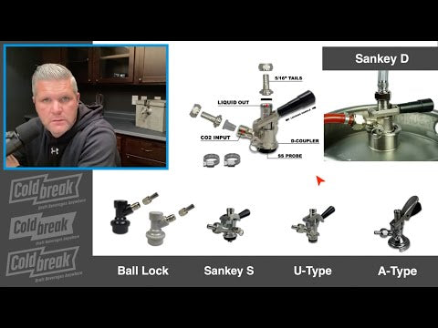 U-System, Nitro Sankey Keg Coupler, SS