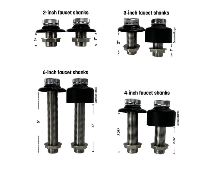 3-Tap Jumper Box, Front Inputs, Wall Kit, Sankey Kit