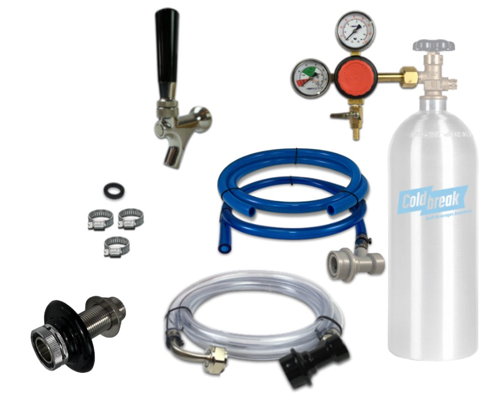 1-Tap Kegerator Kit, Stainless Steel