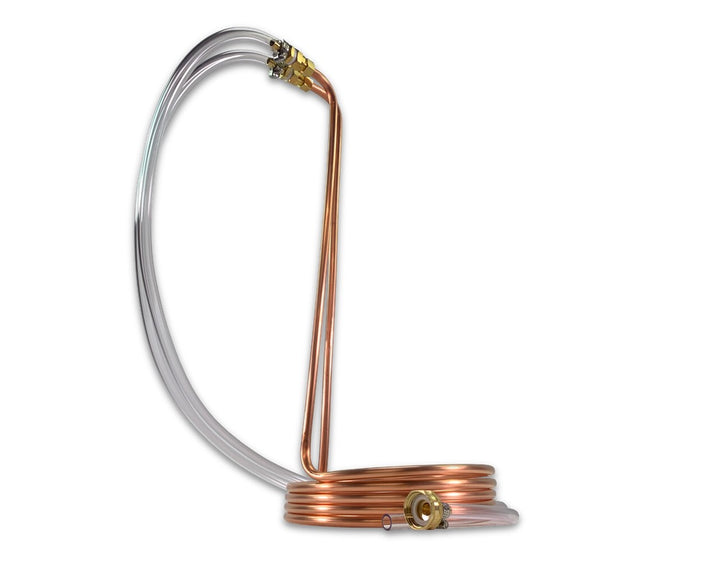 15’ Copper Immersion Wort Chiller, 1-3 Gallon Batch