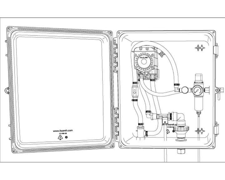 Concentrate Foam Unit - Wall Mounted Assembly by FOAMit