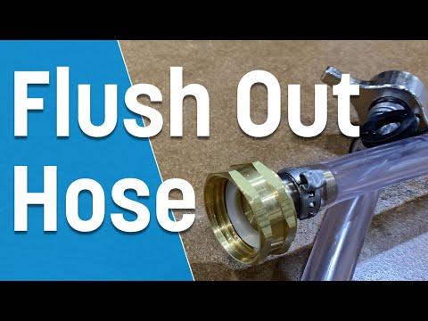 6' Jockey Box Flush Out Hose Video by Coldbreak